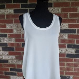 White Banana Republic Sleeveless Shell - Small
